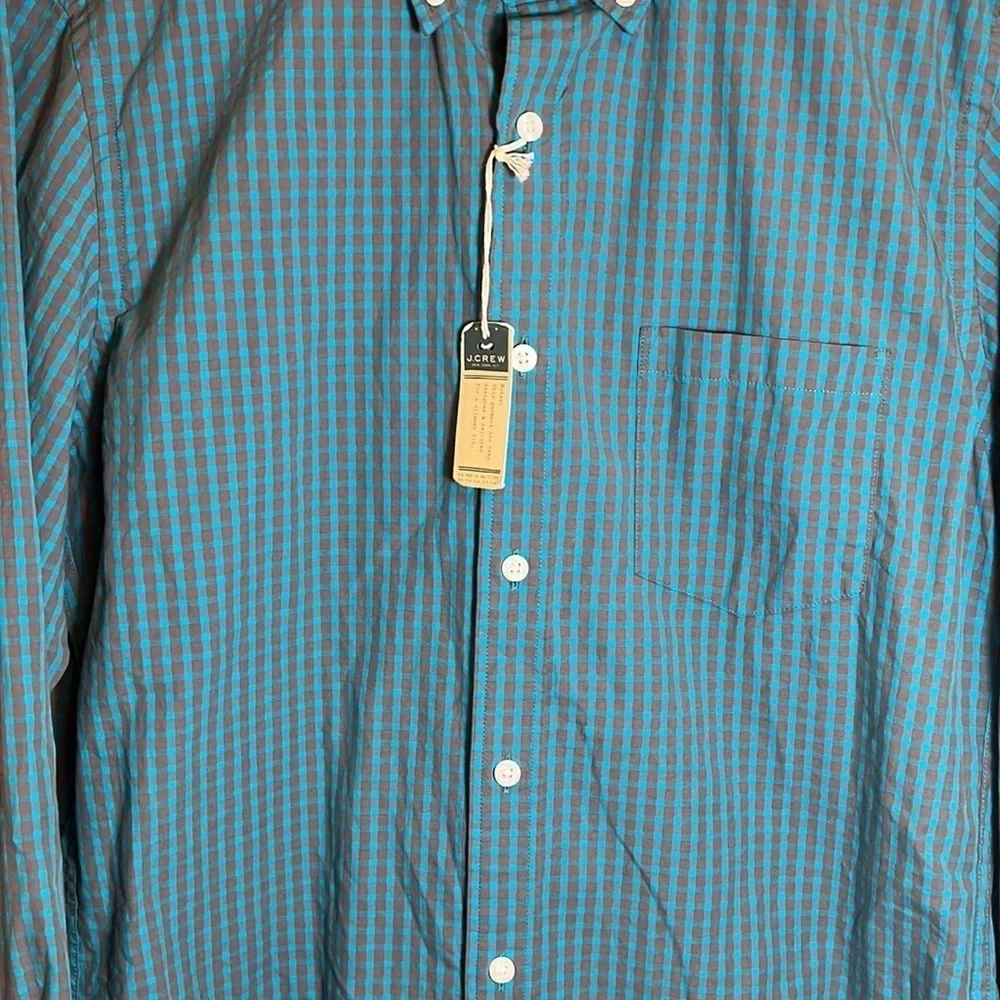 NWT J. Crew Button Down Long Sleeve Slim Fit Shirt